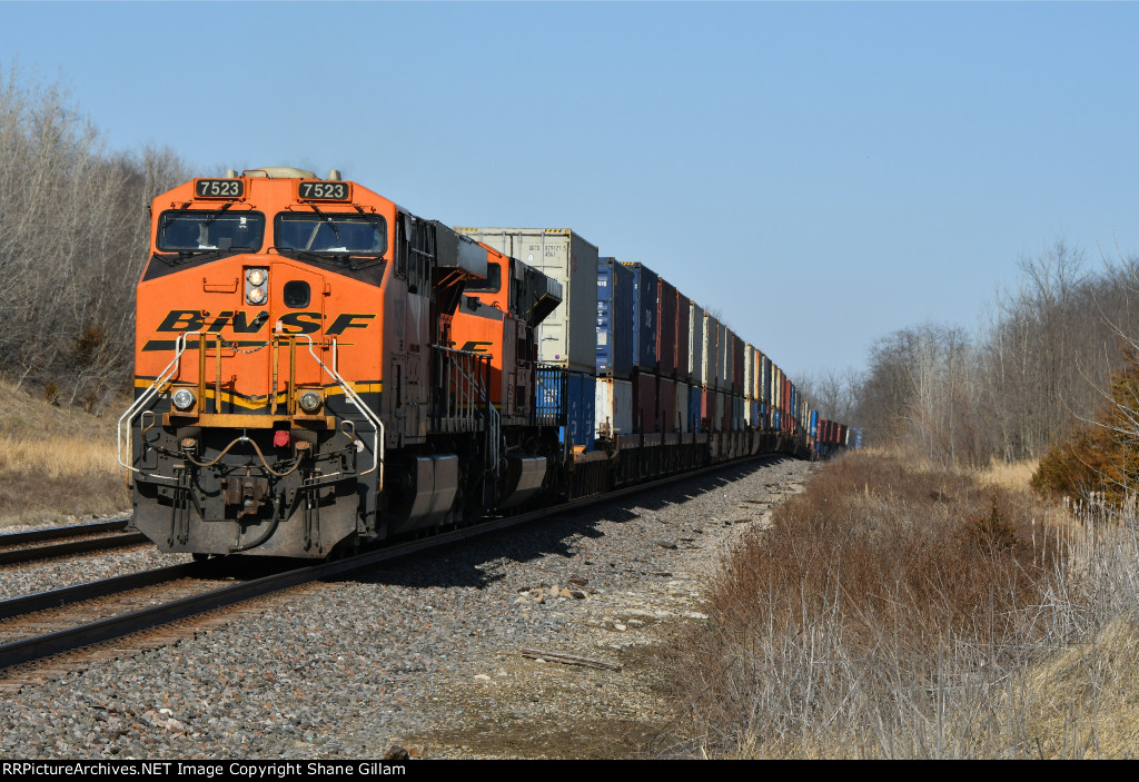 BNSF 7523 Dpu